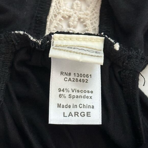 L*Space Libra Dress in Black-Cream SZ L $149 - Picture 12 of 14